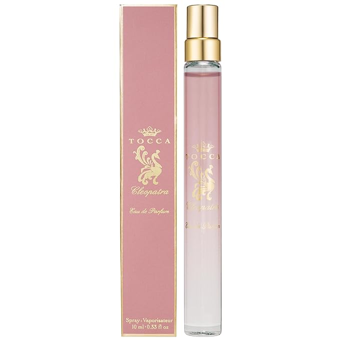 Tocca Cleopatra Women's Perfume Travel Spray, 0.34 oz (10 ml) - Warm Floral, Grapefruit, Jasmine, Vanilla Musk