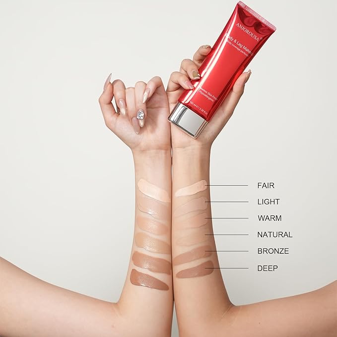 Body Coverage Perfector - Tattoo Cover Up Makeup,Body Foundation,Waterproof No Transfer Leg & Body Makeup (Fair)