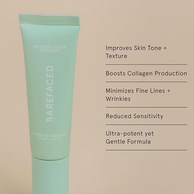 Barefaced Core Four - Toning Pads II, Liquid Gold, RetinAL Skin Therapy, Tinted SPF