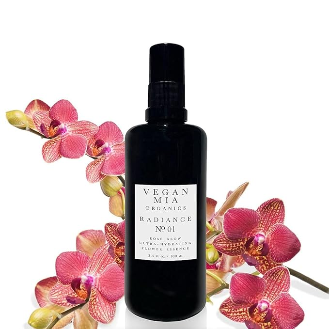 Organics - Radiance, Ultra-Hydrating Rose Water Spray for Face and Neck, Face Mist with Organic Rose Flower Essence, Facial Mist for All Skin Types, Hydrates Dry and Dull Skin, 3.4 fl oz