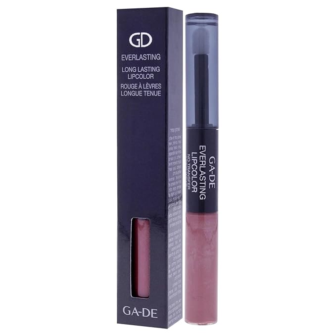 GA-DE Everlasting Lip Color, 28 - Full Coverage, Non-Oily, Moisturizing, Long Lasting Lipstick - Dries Quickly into Ultra-Thin Film - 0.28 oz