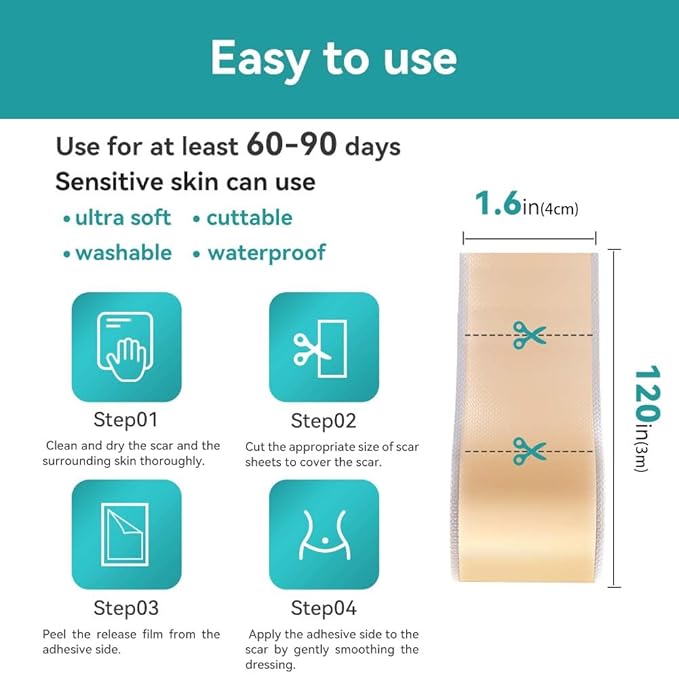 Dimora Professional Silicone Scar Sheets -