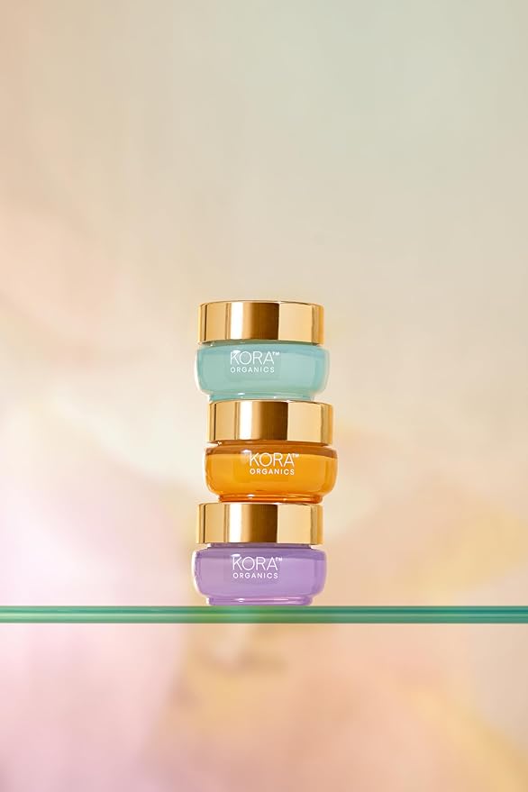 KORA Organics Turmeric Glow Moisturizer, Hydrate, Soften and Plump Skin, Certified Organic, Cruelty Free, Perfect Travel Size, 0.51 fl oz