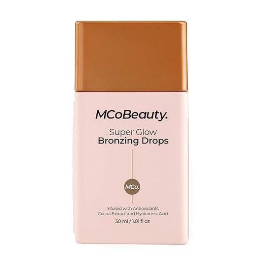 MCoBeauty Super Glow Bronzing Drops, Sun-Kissed Glow for Hydrated Radiance, Vegan, Cruelty Free Cosmetics