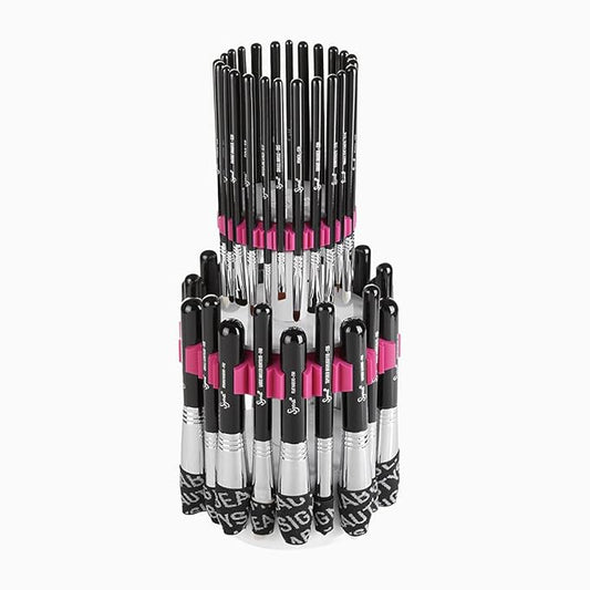 Sigma Beauty Dry’n Shape Tower – Makeup Brush Drying Rack for Storing and Cleaning Face & Eye Makeup Brushes, Helps Dry and Restore Brush Head Shape (1 Unit, Holds Up to 44 Brushes)