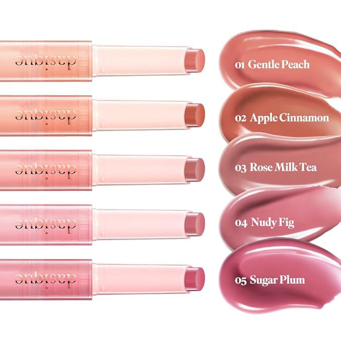 Dasique Melting Candy Balm (#04 Nudy Fig) | Glossy Balm | Moisturizing | For dry Lips | Vegan