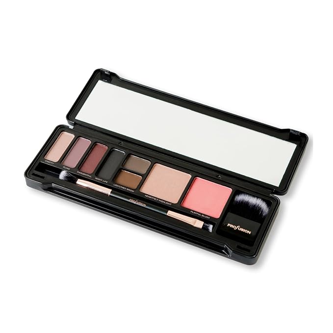Profusion Cosmetics Glam Face Eye and Face Pro Makeup Case, Achieve Glamorous Looks With The Ultimate Night Out Makeup Palette, Raise Your Beauty Routine With Premium Beauty Tool