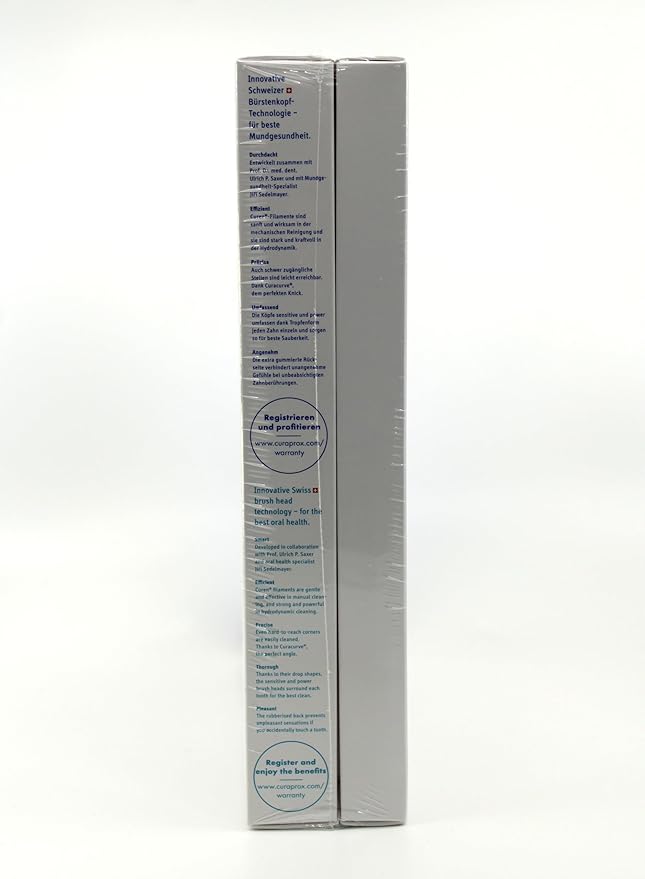 Curaprox Hydrosonic Pro Electric Toothbrush with Charger and Travel Case