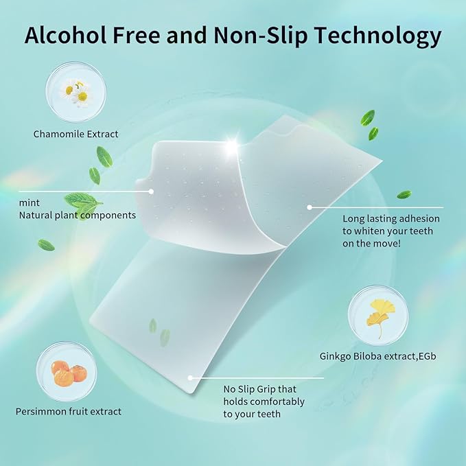 Teeth Whitening Strips 14 Treatments Kit - Contain Teeth Whitening Pen，Sensitive Teeth Whitener, Hydrogen Peroxide Teeth Whitener for Coffee, Wine, Tobacco, and Other Stains (28 Strips)