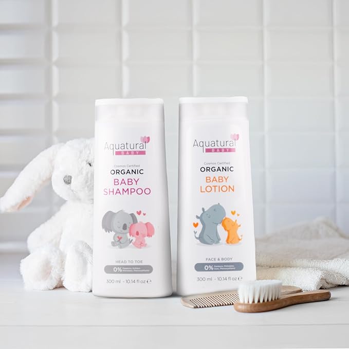 Organic Baby Shampoo - Plant-Based, Vegan & Gentle for Toddler, Moisturizing, Softens Hair - Girls & Boys Newborns, Kids Shampoo Natural for Sensitive Skin (10.14 fl oz)