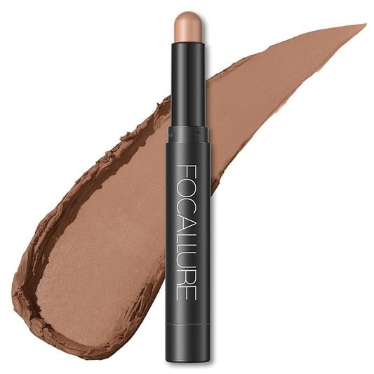 FOCALLURE Shimmer and Matte Cream Eyeshadow Stick,Smooth Brilliant Eye Brightener Pencil for Women,Long Lasting Waterproof Eye Shadow and Liners Makeup,SATURN