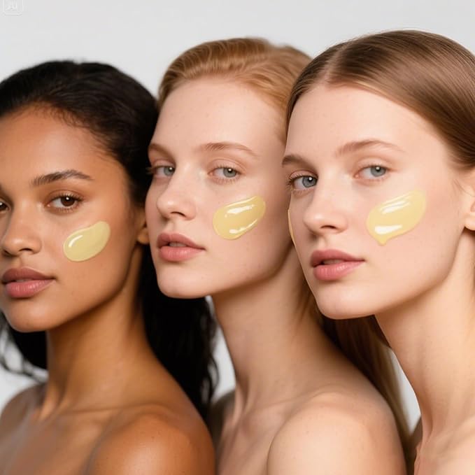 Moisturing Face Cream Skincare for Women,Day Night 24k Gold Facial Cream for Face，Hydration Face Cream for All Skin Types (1.7 Oz)