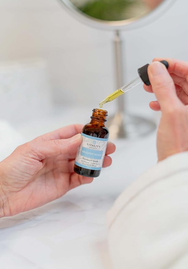 Vitality Extracts Healthy Scalp Essential Oil Blend - 30ml, Cleanse, Hair Growth, Amla Oil, Ayurvedic, Hair Repair, Strengthening, Rejuvenate, Luster & Shine