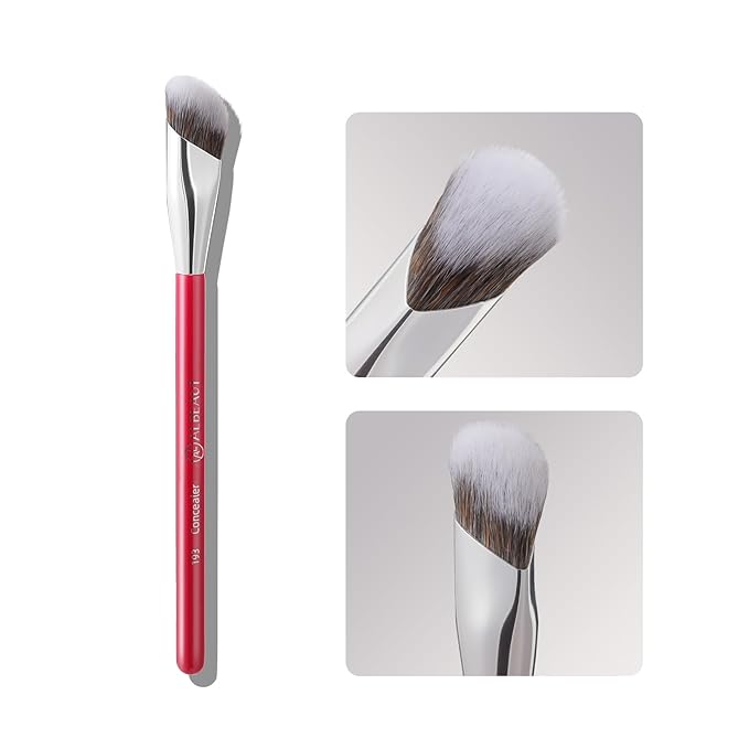 Concealer Brush, Under Eye Makeup Small Angled Precision Face Blending Brush (193 concealer brush-Limited Edition)