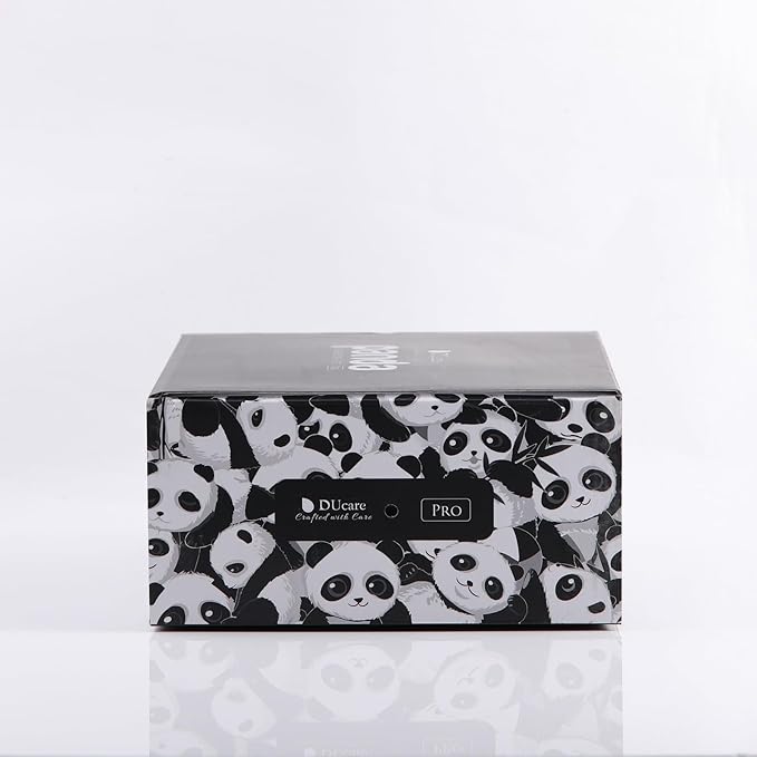 DUcare Professional Makeup Brushes 31Pcs Panda Series Makeup Brush Set Kabuki Foundation Blending Face Powder Blush Concealers Eye Shadows With Leather Case Organizer