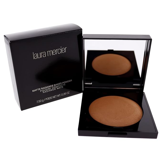 Laura Mercier Matte Radiance Bronze 02 Baked Powder for Women, 0.26 Ounce