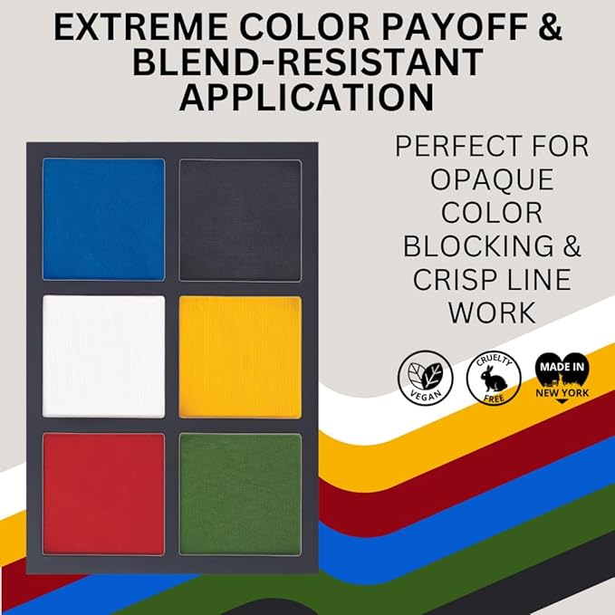 Mehron EDGE Face & Body Paint| Professional Water-Activated