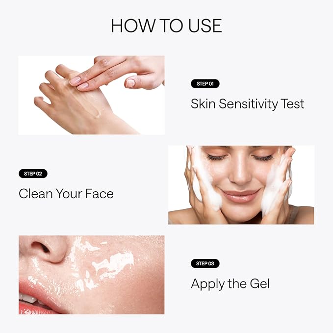 JMOON Soothing Moisturizing Gel, 2.8 fl oz Moisturizers Gel, Compatible with M30U Microcurrent Facial Device, Efficient, Soothing and Moisturizing Facial Care