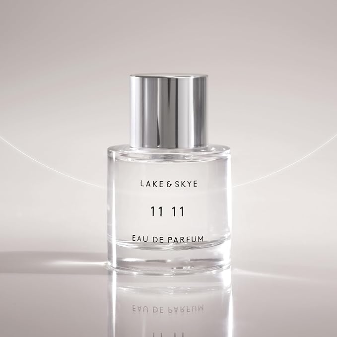 Lake & Skye 11 11 Eau de Parfum Spray, Long Lasting Fragrance, 1.7 fl oz (50 ml) - Sheer & Uplifting Scent, Skin Musk