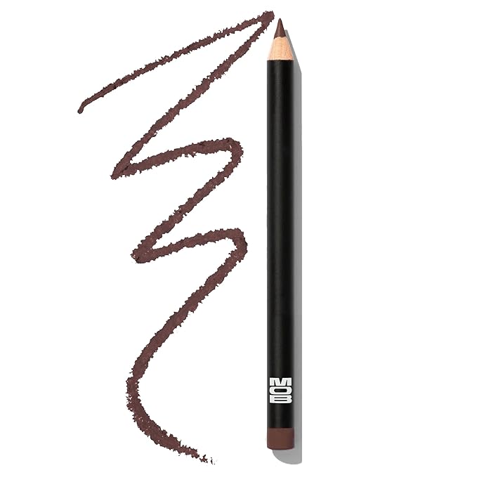 MOB Beauty Smooth Precision Waterproof Lip Liner M147 Chocolate Port – Long-Wearing, Glide-On Formula with 100% Natural Ingredients, Vegan and Cruelty-Free, Plastic-Free Formula and Packaging