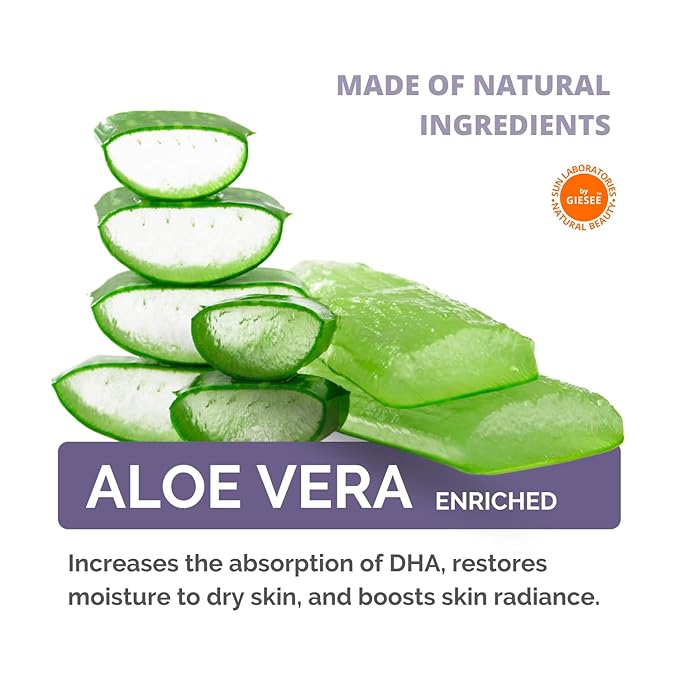 Sun Laboratories By Giesee Ultra Dark Spray Tan Solution 16 oz - Professional Airbrush Tanning Machine, Non-Toxic Self Tanner Kit