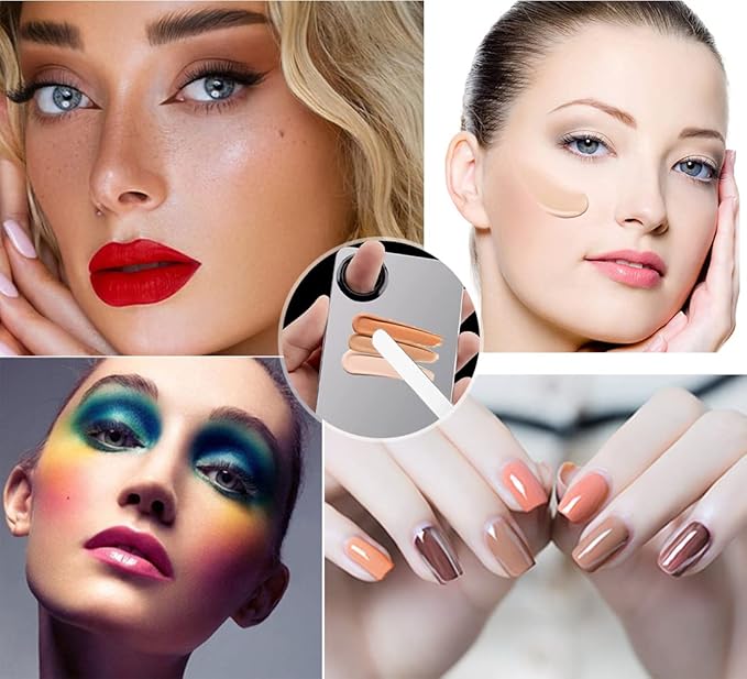 Korean Picasso Makeup Spatula Palette Set and Powder