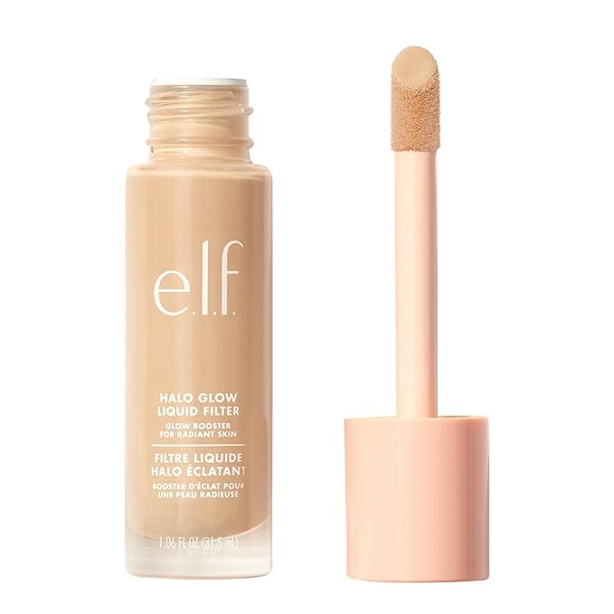 e.l.f. Halo Glow Liquid Filter, Complexion Booster For A Glowing, Soft-Focus Look, Infused With Hyaluronic Acid, Vegan & Cruelty-Free, 00 Fair