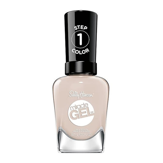 Sally Hansen Miracle Gel™, Cozy Chic Stay Toasty, Long Lasting, Gel-Like Formula, No UV Lamp Needed, Nude Nail Polish