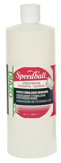 Speedball Diazo Photo Emulsion Remover - 32 oz Professional Screen Cleaning Solution - Screen Printing Reclaiming - Made in USA