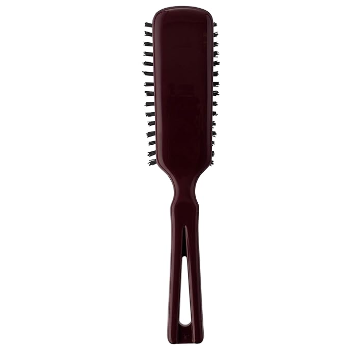 Stanley Men’s Commander Hairbrush – Detangling Brush for Wet or Dry Hair – Nylon Bristles Reduce Frizz – Scalp Massager Hair Brush for Thick, Thin, Curly, Straight Hair (Mulberry)