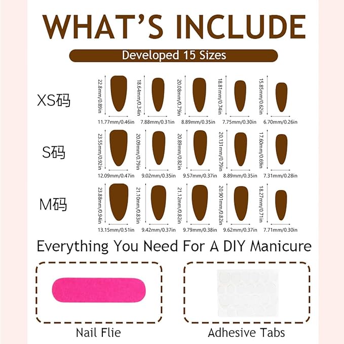 24Pcs Gold French Tip Press on Nails Medium Almond Fake Nails 3D Cherry Star with Rhinestones Glitter Design Full Cover Stick on Nails Red Gradient False Nails for Women Girls Artificial Acrylic Nails