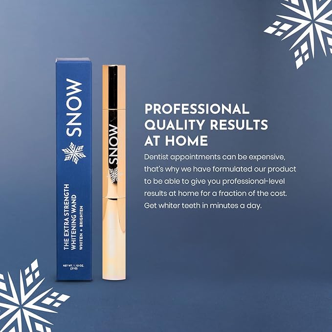 Snow Extra-Strength Teeth Whitening Serum - Oral Care Teeth Whitener Pen - Whitening Pen for Stain Removal & Whiter Teeth - Tooth Whitener with Potassium Nitrate and Hydroxyapatite - 1 Pack