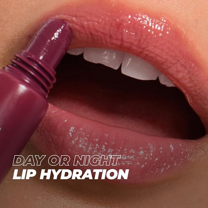 Vitamasques Lip Butter Balm - Berry Jam, Korean Lip Balm - Peptide Lip Treatment - Lips Balm Hydrating - Light Tinted Lips balm - Made in Korea - 0.33 fl.oz