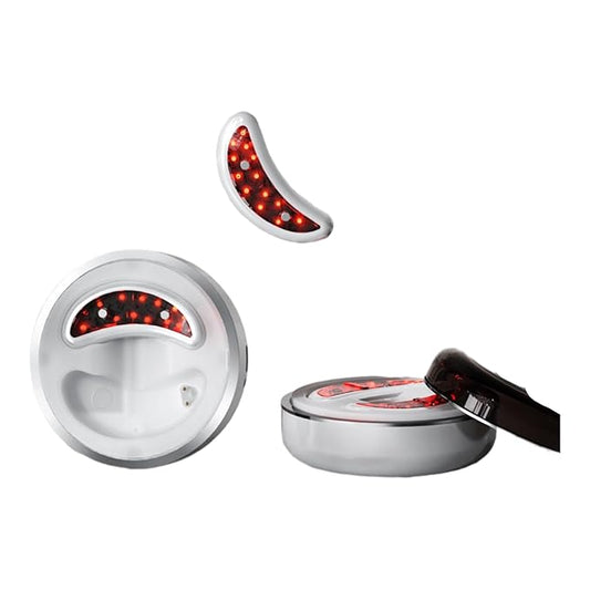 Red Light Therapy Gadget Patch for Dark Circles, Eye Bags, Inflammation, Eye Wrinkles. Red Light Eye Mask. Dermatology Eye Mask. Anti-Aging Eyes. Eye Pods. Eye Patches for Eye Bags, White