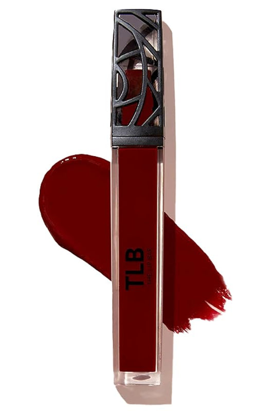 The Lip Bar - Lip Gloss, Vixen (Deep Red Opaque) - Gloss Up Color Rich - Smooth, Not Sticky Formula - Moisturizing Coconut Oil, Olive Oil, Argan Oil & Vitamin E - Vegan & Cruelty Free - .30 fl oz