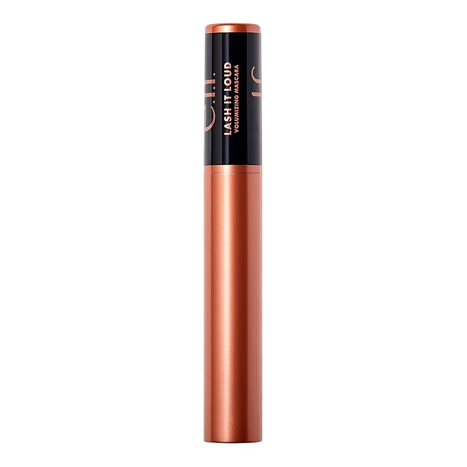 e.l.f. Lash It Loud Mascara, Volumizing & Intensely Pigmented Formula For Fuller & Bolder Lashes, Adds Dimension, Vegan & Cruelty-Free, Black, 0.23 Oz