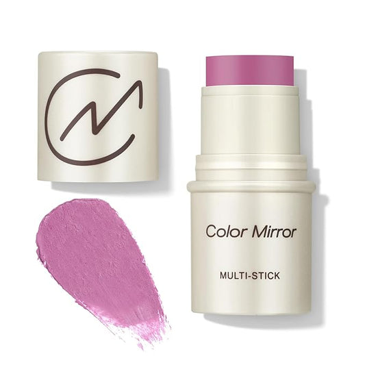 Multi-Use Makeup Stick - Blush, Lipstick, Eyeshadow & Highlighter For All Skin, Buildable Color, Long-Lasting, Lightweight, Natural Soft Finish(24 Grape Juice Matte), 0.158 oz