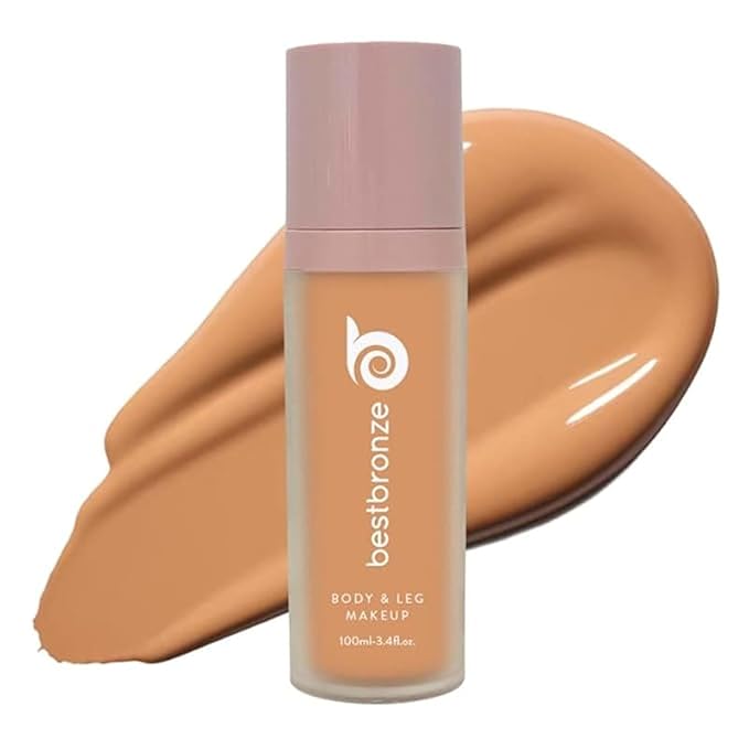 Best Bronze Bombshell Body Makeup - Tattoo Cover Up Makeup & Body Foundation Waterproof - Tattoo Concealer Waterproof for Scars, Varicose Veins Cover Up & Leg Foundation (NC45 Bronze)