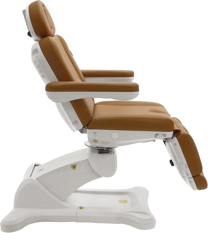 SKINACT Malibu Electric Medical Spa Treatment Table (Camel Orange)