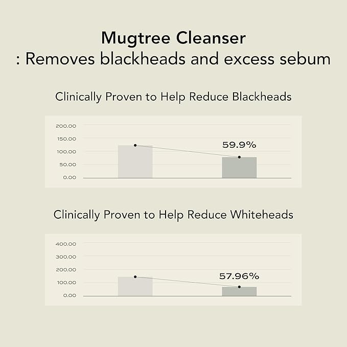 Whipped Korean Skincare Face Wash, Deep Cleansing Vegan Facial Cleanser for Oily Skin and Pore Care with Niacinamide, Hyaluronic Acid, Ceramide, Mugwort & Teatree, Doubles as a Face Mask, 4.5 oz