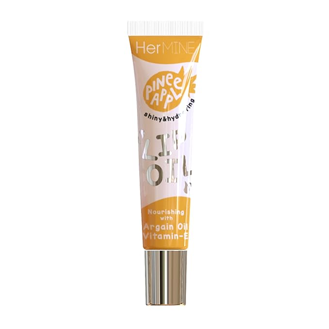 HerMINE Nourishing Lip Oil with Argan (Pineapple)