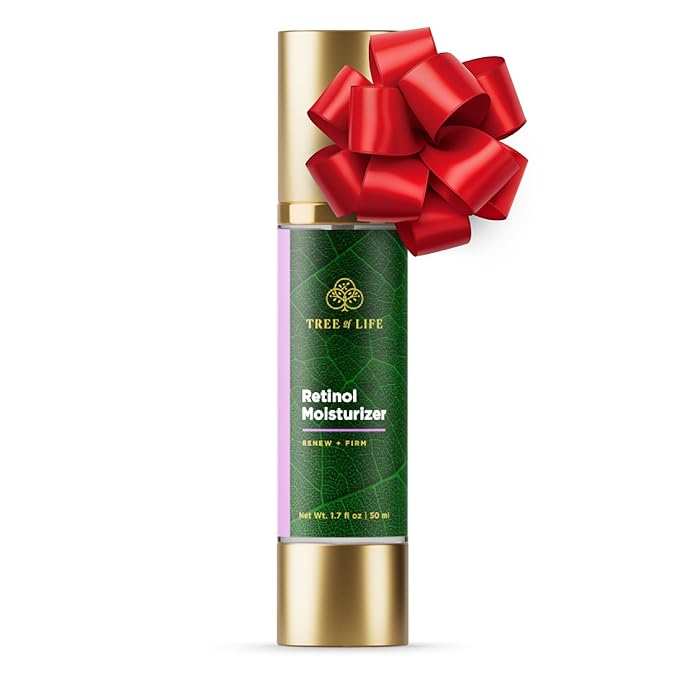 Tree of Life Beauty Moisturizer, Retinol Face Cream - Anti-Aging & Brightens Skin, Reduces Fine Lines & Wrinkles- Dermatologist-Tested to Sensitive Skin - Non-Greasy Facial Skin Care - 1.7 FlOz