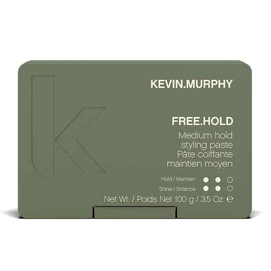 KEVIN.MURPHY FREE.HOLD - Hair Styling Paste - For All Types - Medium Hold - Hair Breakage Prevention - Styling Product - Paraben Free Hair Care - 100 g / 3.5 oz