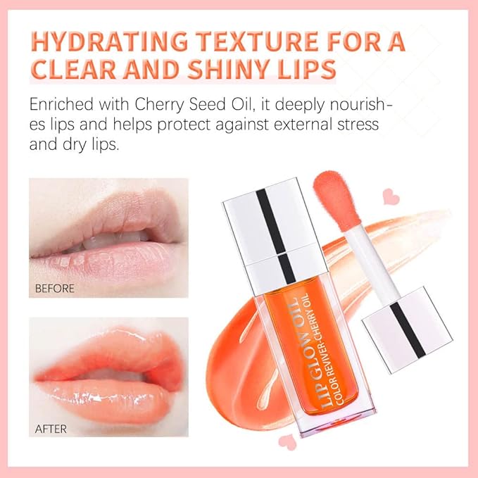 Lip Glow Oil, Care Of Lips Coral)
