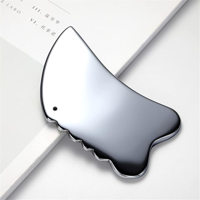 Terahertz Guasha Scraper Facial Massager Gouache Scraper Face Massage Slimming Tool Skincare Beauty Gua Sha Board Energy Ston