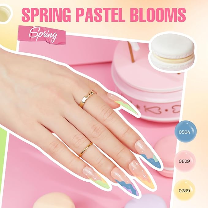 MEFA 35 Pcs Gel Nail Polish Set, 32 Colors All Seasons Collection Gel Nail Polish Kit with Base Coat No Wipe Glossy/Matte Top Coat Blue Red Pink Nail Art Manicure DIY Salon Home Gifts for Women Girls