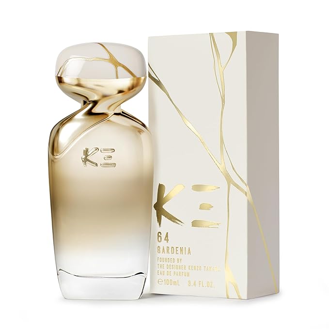 K-3 64 Gardenia Eau de Parfum - Unisex Perfume with Rose, Jasmine & Gardenia Scent Notes - 100 ml/3.4 oz