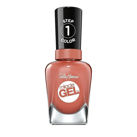 Sally Hansen Miracle Gel™, Per-Suede, Long Lasting, Gel-Like Formula, No UV Lamp Needed, Nude Nail Polish