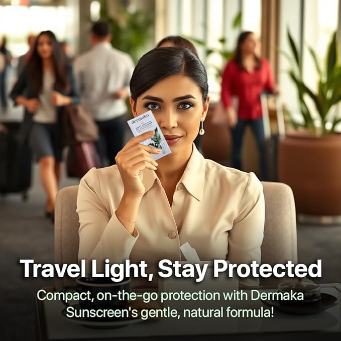 Mineral Tinted Sunscreen SPF 42 for Face – 5ml 25 Packets with Zinc Oxide & Titanium Dioxide – Water Resistant 80 Min – Moisturizes & Soothes – Beach Must Haves, Travel Essentials, Party Favor