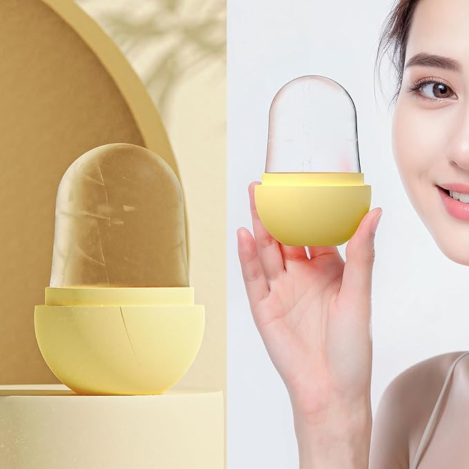 Silicone Ice Mold Facial Rollers, Care Tools Massager for Face, Eyes, Neck, Relieve Fine Lines and Wrinkles, Beauty Ice Roller Skin Care Tools Gifts for women Gift